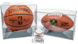 BallQube Clear Display Cases with Grandstand Ball Holders | 3 SIZES