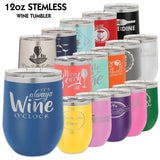 12 oz. Polar Camel Wine Glass Tumblers | 17 COLORS