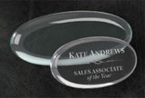 GreyStone Radius Edge Oval Paperweight | 2 SIZES