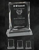 GreyStone Spectrum Rectangle Crystal Award | 3 SIZES