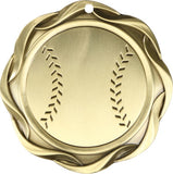 3" Fusion Baseball Award Medals on 1-1/2" Wide Neck Ribbons