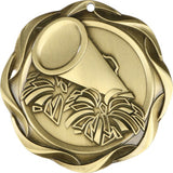 3" Fusion Cheer Award Medals on 1-1/2" Wide Neck Ribbons