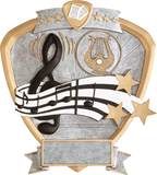 Shield Series Silver and Gold Sport Activity Resin Plates | 24 STYLES
