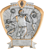 Shield Series Silver and Gold Sport Activity Resin Plates | 24 STYLES
