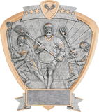 Shield Series Silver and Gold Sport Activity Resin Plates | 24 STYLES