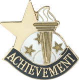Die Struck Enamel Filled Achievement Lapel Pin
