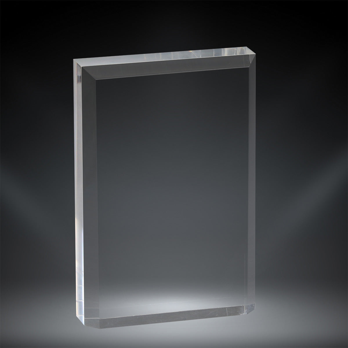 Traditional Clear Acrylic Stand Up Plaque (3 sizes)