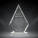 GreyStone Everest Flame Crystal Award | 3 SIZES