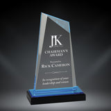 GreyStone Spectra Gem Acrylic with Blue Accent on Black Base | 3 SIZES
