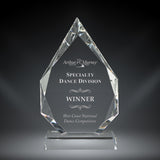 GreyStone Diamond Flame Crystal Award | 3 SIZES