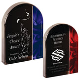 Premier - 1" thick Red and Blue Velvet Arch Self-Standing Acrylics | 2 SIZES