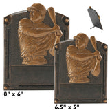 Legends of Fame Series Antique Gold Resin Plate Plaques  | 2 SIZES | 45 STYLES
