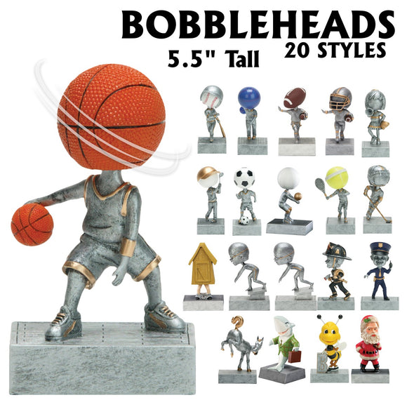 Bobble Head Action Sport and Activity Resin Awards | 20 STYLES
