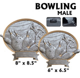 Legend Series Silver and Gold Oval Sport Resin Plates  | 2 SIZES