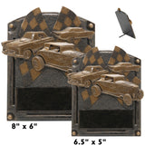 Legends of Fame Series Antique Gold Resin Plate Plaques  | 2 SIZES | 45 STYLES
