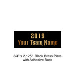 Fantasy Football League Resin Box Base Trophy with Perpetual Options