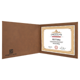 Customizable Leatherette 8-1/2" x 11" Certificate Holders | 10 COLORS