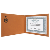 Customizable Leatherette 8-1/2" x 11" Certificate Holders | 10 COLORS
