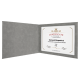 Customizable Leatherette 8-1/2" x 11" Certificate Holders | 10 COLORS