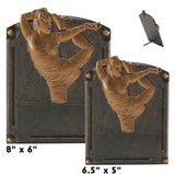 Legends of Fame Series Antique Gold Resin Plate Plaques  | 2 SIZES | 45 STYLES