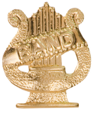 Chenille Gold Metal Lapel Letter Insignia Pins | 48 STYLES