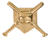 Chenille Gold Metal Lapel Letter Insignia Pins | 48 STYLES