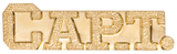 Chenille Gold Metal Lapel Letter Insignia Pins | 48 STYLES