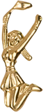 Chenille Gold Metal Lapel Letter Insignia Pins | 48 STYLES