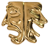 Chenille Gold Metal Lapel Letter Insignia Pins | 48 STYLES