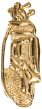 Chenille Gold Metal Lapel Letter Insignia Pins | 48 STYLES
