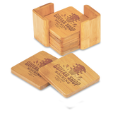 Bamboo 6-Coaster Sets | 2 OPTIONS