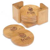 Bamboo 6-Coaster Sets | 2 OPTIONS