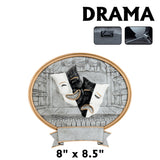 Legend Series Silver and Gold Oval Activity Resin Plates  | 2 SIZES
