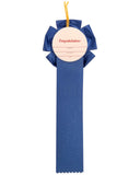 14" Rosette Style 3 Streamer Event Award Ribbons with Card on Back | 1st 2nd 3rd PLACE