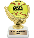 Gold Glove Softball Holder Trophy