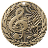2" FE Series Iron Music Award Medals on 7/8" Neck Ribbons | 19 STYLES