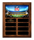 Fantasy Football League Cherry Finish League Champions Perpetual Plaques