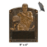 Legends of Fame Series Antique Gold Resin Plate Plaques  | 2 SIZES | 45 STYLES
