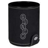 Customizable Leatherette Dice Cup Sets | 7 COLORS