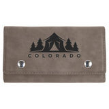 Customizable Leatherette Playing Cards and Dice set | 10 COLORS