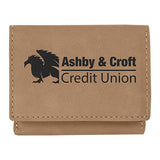 Customizable Leatherette Trifold 7 Slot Wallet | 7 COLORS