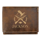 Customizable Leatherette Trifold 7 Slot Wallet | 7 COLORS