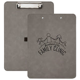 Customizable Leatherette 9" x 12-1/2" Clipboards | 5 COLORS