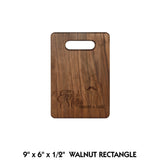 Customizable American Walnut Cutting Board | 4 SIZES