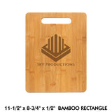 All Natural Bamboo Cutting Boards | 4 SIZES