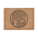 Customizable Leatherette Hard Business Card Holder Case | 10 COLORS
