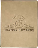 Customizable Leatherette 9" x 12" Portfolio with Paper Pad | 11 COLORS