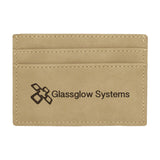 Customizable Leatherette Clip On 2 Slot Wallet | 7 COLORS