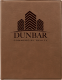 Customizable Leatherette 7" x 9" Portfolio with Paper Pad | 11 COLORS