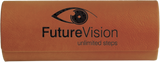 Customizable Leatherette Eye Glasses Holder Case | 6 COLORS